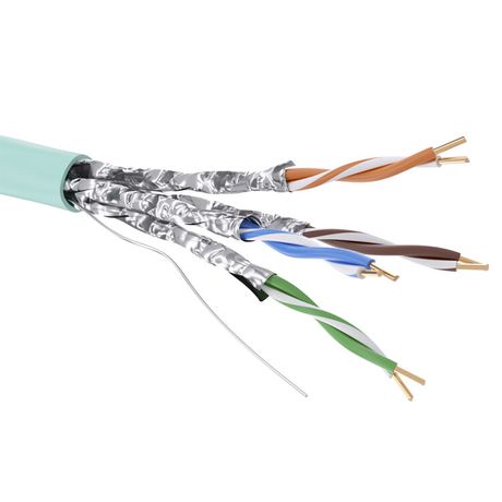 Кабель CAT 6А, U/FTP, нг(А)-HF, бухта 500м, аква | RN6AUFA01AQ DKC ДКС DKC (ДКС) арт. RN6AUFA01AQ