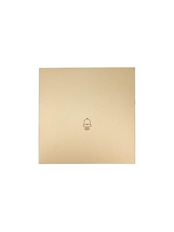 Кнопка звонка СП ZIMA IP20 безвинт. зажим зол. LEZARD 704-3688-103QC