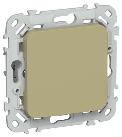 Заглушка СП FLITE ЗГ-ФлО с суппортом механизм олив. IEK FI-PL10-K26 IEK арт. FI-PL10-K26