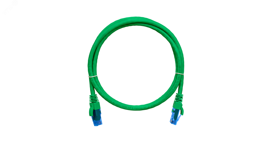 Патч-корд U/UTP 4 пары Cat 6 2хRJ45/8P8C T568B 7х0205мм LSZH зеленый 015м - NMC-PC4UE55B-001-C-GN NIKOMAX ЭКО46816