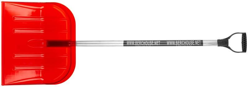 Лопата для уборки снега средняя Профи 465х410х1360мм алюм. черенок; поликарбонат. 68120