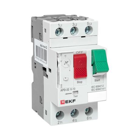Выключатель автоматический для защиты двигателя АПД-32 6-10А EKF apd-me-10