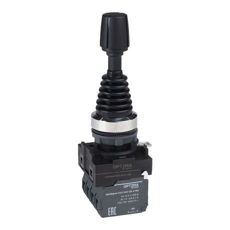 Джойстик OptiSignal D22 C5-J4-240 пластик. 4 положения 4НО без фиксации КЭАЗ 380112 КЭАЗ арт. 380112