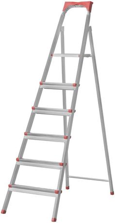 Лестница-стремянка стальная, 6 ступеней, вес 7.65 кг - 65334 РОС