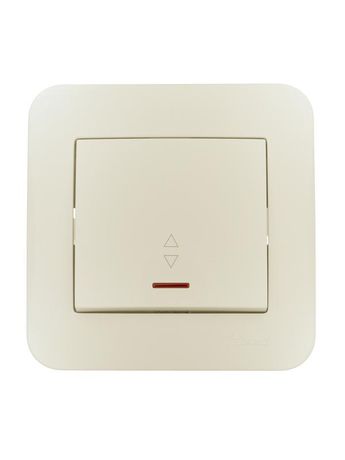 Переключатель проходной 1-кл. 1п СП ASTI 10А IP20 с подсветкой крем. LEZARD 7081-0303-114 LEZARD арт. 7081-0303-114