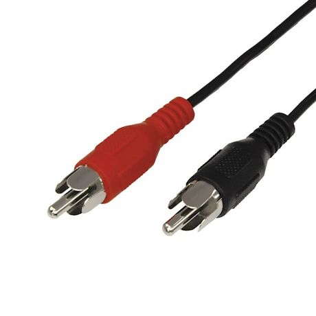 Кабель 2 RCA - RCA, длина 10 метров, черный, 17-0108, MEET