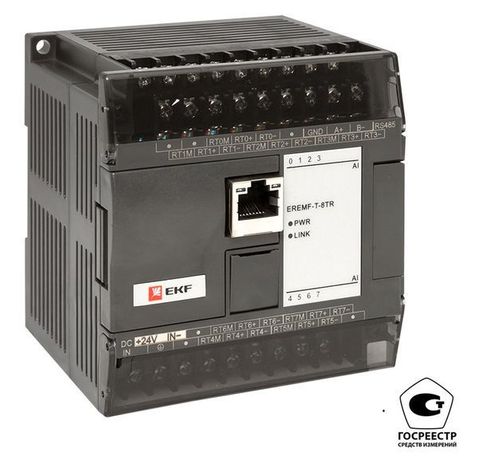 Модуль ввода термосопротивлений EREMF 8 PRO-Logic (с поверкой) | EREMF-T-8TR-V EKF