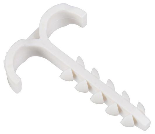 Дюбель-хомут Т-обр. 4-12мм нейлон белый (100шт/упак) | UDH11-04-12-100-K01 IEK