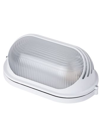 Светильник пылевлагозащищенный под лампу для ЖКХ НПБ1207 белый/овал ресничка 100Вт IP54 | SQ0303-0057 TDM