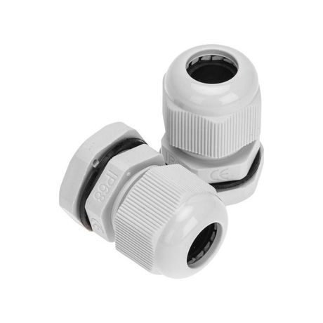 Кабельный ввод PG-11 (5-10мм) серый, комплект (2 шт/уп) | 07-8011-A2 REXANT MEET