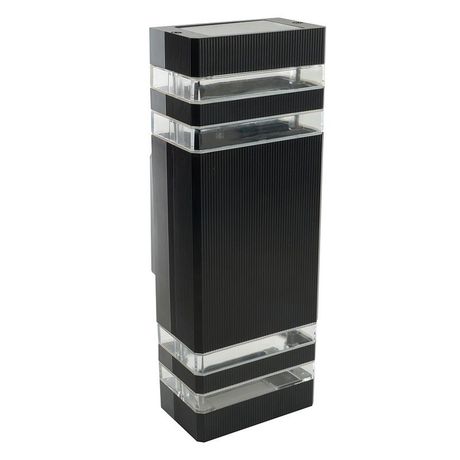 Светильник ДБУ вверх/вниз 2хGU10 без ламп IP54 пластик черный - 51539 FERON