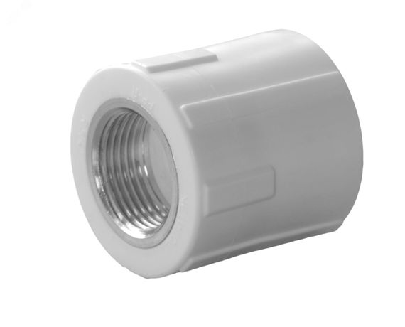 Муфта полипропиленовая PPR комбинированная ВР 25 х 3/4' - 9100002534 Политэк