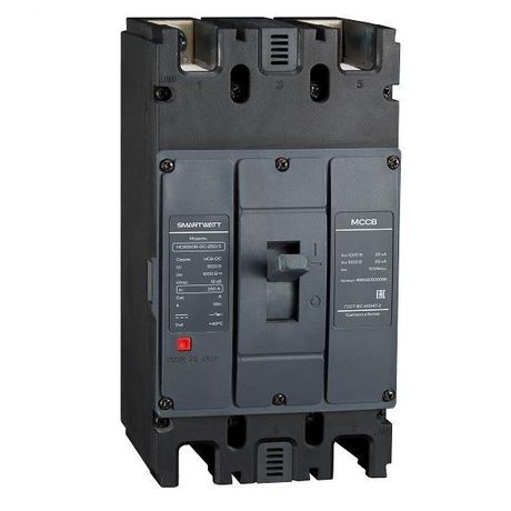 Выключатель автоматический в литом корпусе SMARTWATT PDE HCB250B-DC-225/3, 225 А, 3P, 15 кА - 4512020500086 Delta