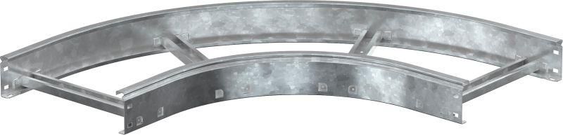 Поворот лестничный LESTA 90град 100х600мм R300 HDZ | CPG04-4-90-100-600-HDZ IEK