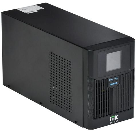 Источник бесперебойного питания Line-interactive 1500 ВА/1200 Вт, фаза 1/1, LCD дисплей, без АКБ, USB, Schuko - ELT-1500VA-1-L-S IEK