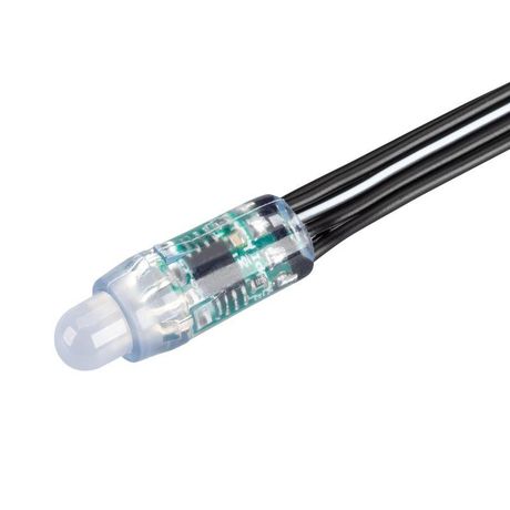 Герметичный управляемый модуль DMX-UVR-D12 5V RGB (0.3W, IP67, 90deg) (Arlight, Пластик, 5 лет) - 039171