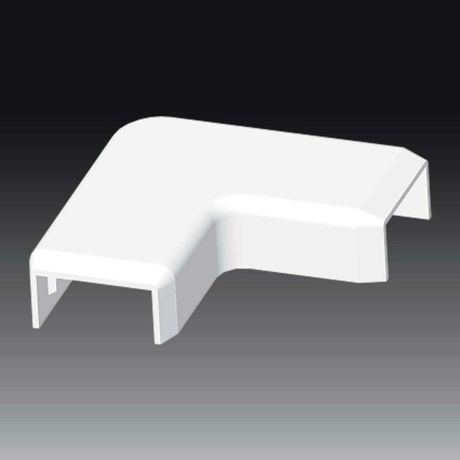 Поворот на 90 гр. LHD 20X10 8923 (HB) (Цвет Белый) | 8923_HB Kopos