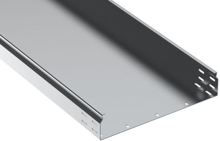 Лоток листовой неперфорир. 80х400 L2500 сталь 1.5мм ESCA 7 IEK CLN10-080-400-150-D25