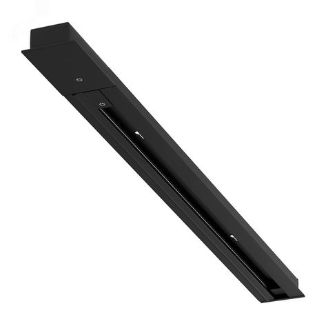 Алюминий Чёрный - A550106 Шинопровод встраиваемый TRACK ACCESSORIES Arte Lamp
