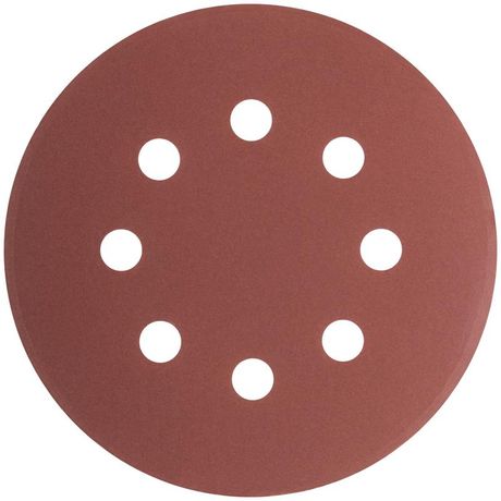Круг шлифовальный с отверстиями (липучка) 125мм Р 600 алюм./оксидные (уп.5шт) КУРС 39793