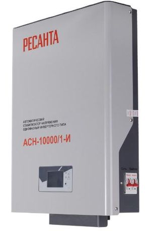 Стабилизатор напряжения однофазный инверторного типа 10000Ва/10000Вт - 63/6/157 Huter Ресанта арт. 63/6/157
