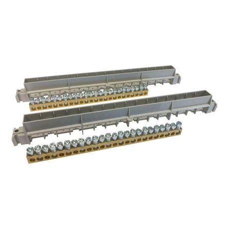 Клеммный блок Земля+Нейтраль 2(12Х16 И 12Х10) | 134825 Legrand