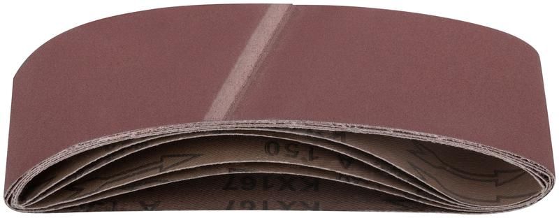 Ремни шлифовальные водостойкие на тканой основе алюминий-оксид Профи 75 х 533 мм (Р150) 5 шт. - 39697 РОС