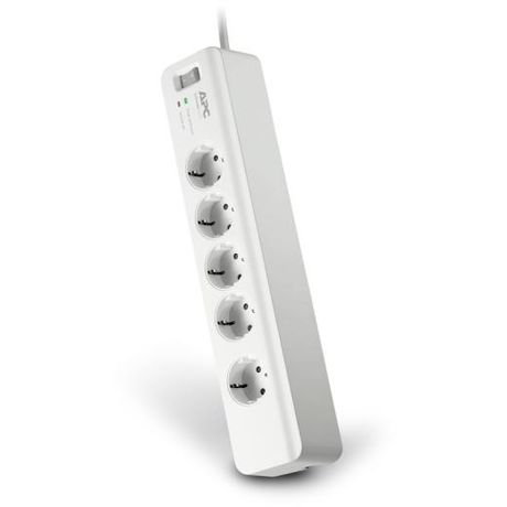 Удлинитель с сетевым фильтром 5х1.8м 10А IP20 PM5-RS 918Дж бел. APC 283509 Schneider Electric
