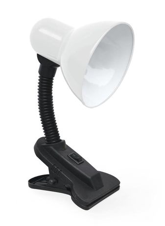 Светильник настольный под лампу на прищепке СНП 21Б-E27 230 В БЕЛЫЙ (с подвесом) IN HOME - 4690612046815