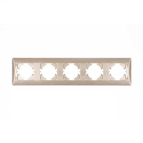 Рамка 5-местн. Ugra шампань GUSI С1150-027