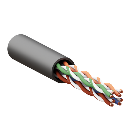 Кабель витая пара TERACOM PRO Cat.5E U/UTP 4 пары solid внешний 24AWG черный упак. 305м | TRP-5EUTP-04PE-BK-OUT3 EKF