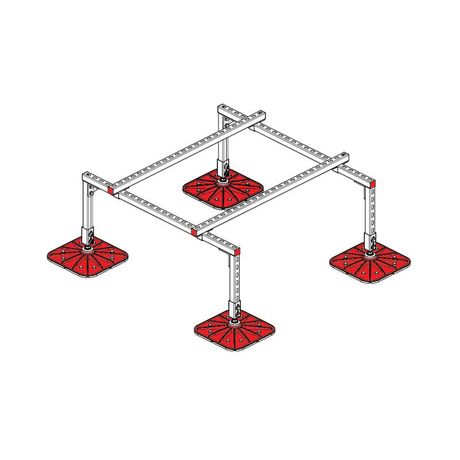 Конструкция опорная для установки оборудования TECHNORAPTOR FOOT 1200х1200 KM-TR-F-SSEI-1200-1200 КМ TR0010 КМ-Профиль