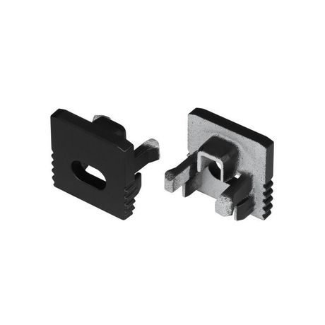 Заглушка SL-MINI-10 BLACK с отверстием пластик (комплект) Arlight 049415