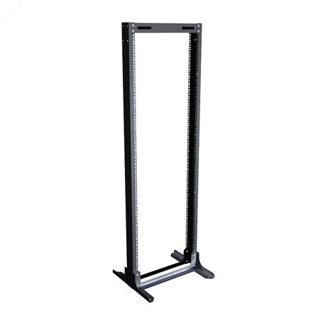 Стойка серверная NTSS OR однорамная 33U 19, комплект ножек, черный RAL 9005 - УТ000140597 NTSS-1GOR33U-BL