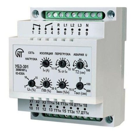 Универсальный блок защиты УБЗ-301 63-630A (с внутр.диам.ДТТ 100 мм) - 3425663301-100 НовАтек-Электро