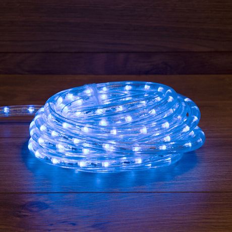 Шнур светодиодный Дюралайт фиксинг круглый 13мм RGB 36LED/м (уп.6м) Neon-Night 245-109