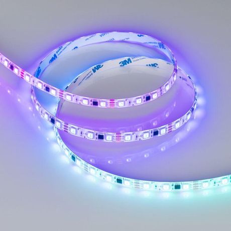 Светодиодная лента герметичная SPI-SE-B60-10mm 12V RGB-PX3-BPT (12 W/m, IP65, 5060, 5m) (Arlight, бегущий огонь) | 039597 Arlight