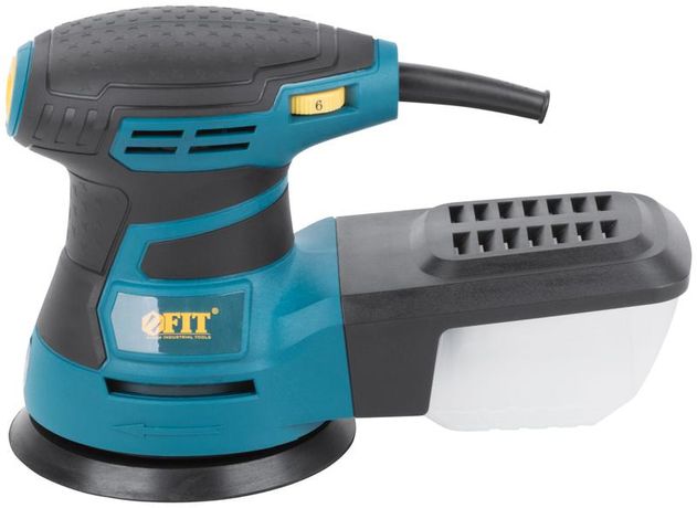 Машина шлифовальная эксцентриковая 350Вт 3000-13000об/мин; 125мм; липучка FIT 80582 РОС