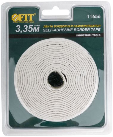 Лента бордюрная клейкая водостойкая 20ммх20ммх3.35м FIT 11656 РОС