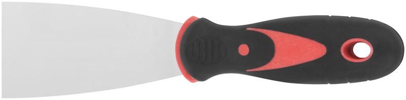 Шпатель 2дюйм (50мм) прорезиненная ручка нерж. сталь КУРС 06703