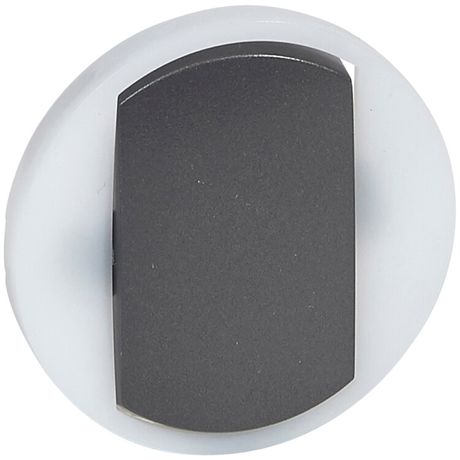 Панель лицевая Celiane для выкл. 1-кл. slim с подсвет. графит Leg 065204 Legrand