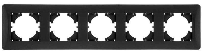 Рамка 5-местная Ugra, графит - С1150-010 GUSI