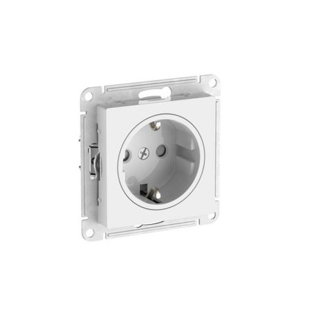 Розетка AtlasDesign Art 16А с заземл. защ. шторки быстрозажим. клем. механизм бел. SE ATN200145S APC