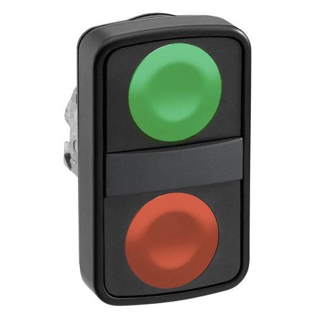 ГОЛОВКА КНОПКИ ДВОЙНАЯ БЕЗ МАРКИРОВКИ Ч ZB4BA73407 | Schneider Electric