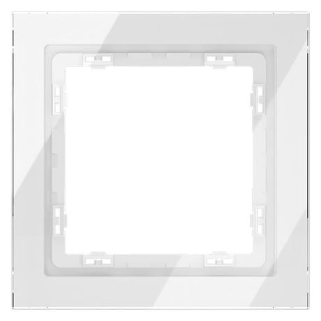 Рамка 1-м S70 стеклян. бел. Voltum VLS110101 Voltum арт. VLS110101