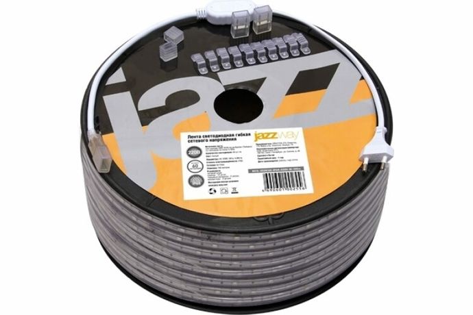 Лента светодиодная 220В MVS-2835/60-IP68-220V- G-катушка 100m зеленый (без аксессуаров, цена за метр) | .5004283A Jazzway