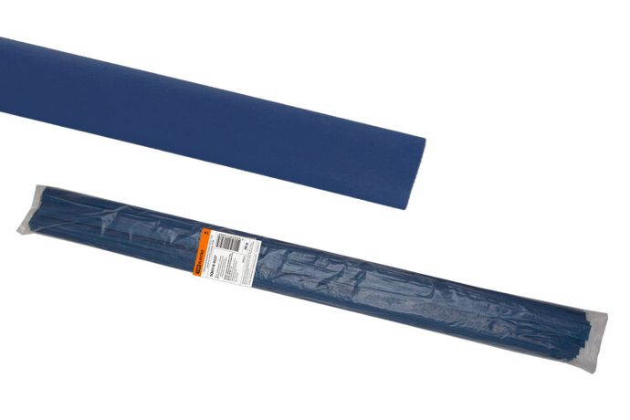 Термоусаживаемая трубка ТУТнг 12/6 синяя по 1м (50 м/упак) | SQ0518-0227 TDM