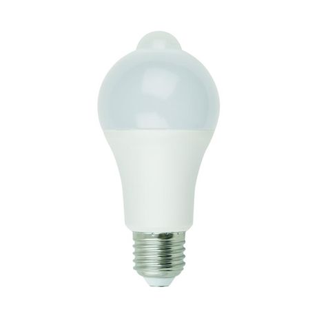 Лампа светодиодная LED-A60-12W/4000K/E27 /PS+MS PLS10WH 12Вт матовая 4000К нейтр. бел. E27 с датчиком освещенности и движения (упак. картон) Uniel UL-00005713