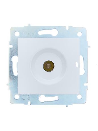 Розетка телевизионная оконечная TV СП ASTI IP20 механизм бел. LEZARD 7081-0288-130