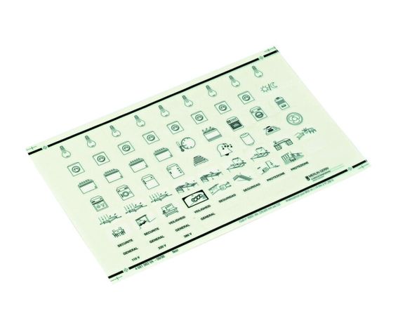 Символы самоклеящиеся стандартные для маркировки шкафов - 13735 APC